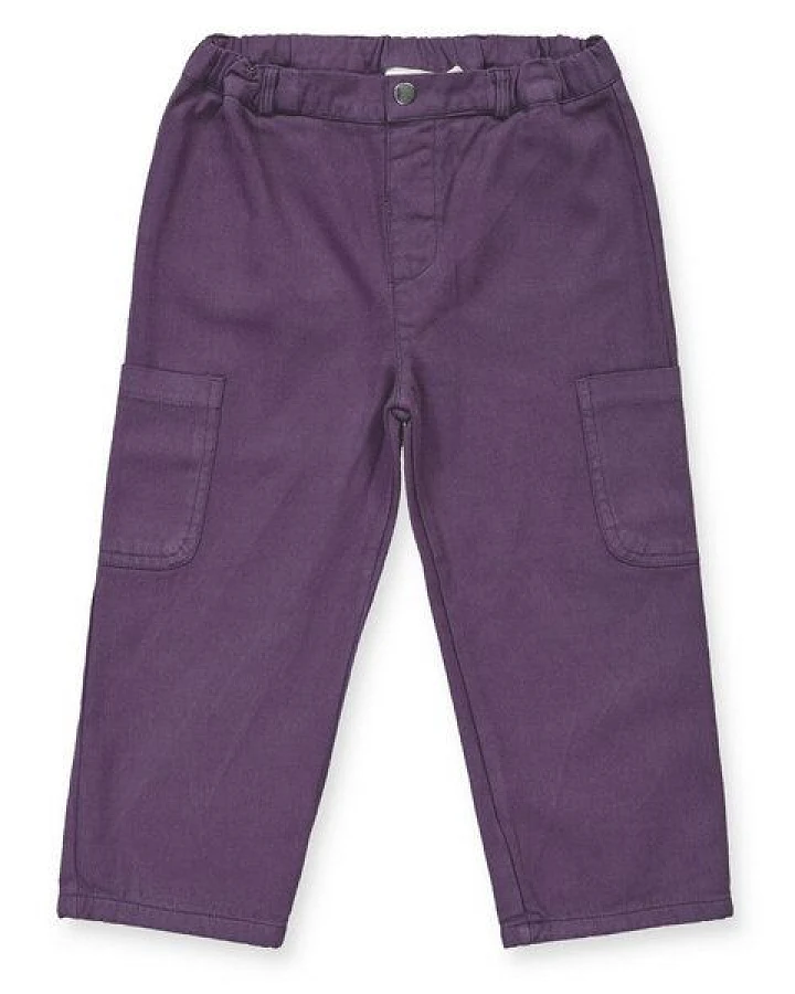 sense-organics Sense Organics Gefütterte Kinderhose im Baggy-Stil Bio Baumwolle Twill mit Außentaschen