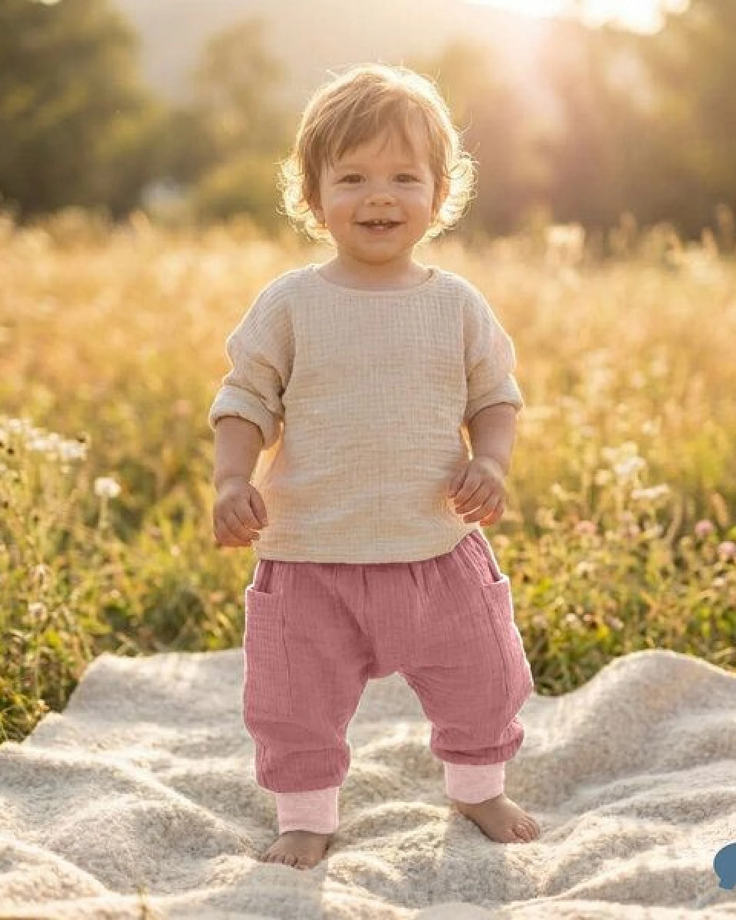 Mababu Musselin Pumphose – Ansicht 2