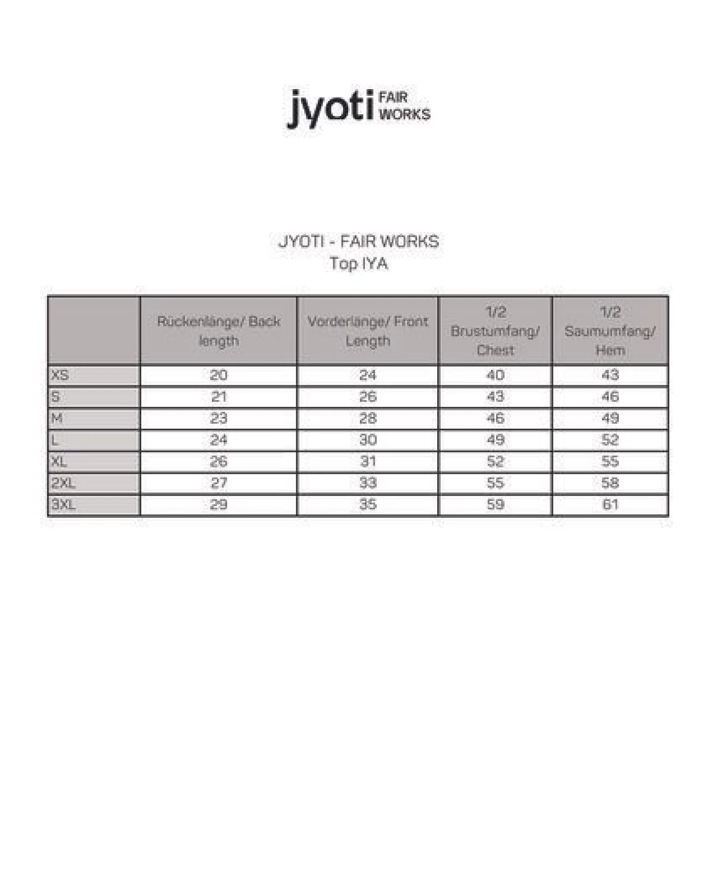 Jyoti - Fair Works Baumwoll Croptop Iyani – Ansicht 3