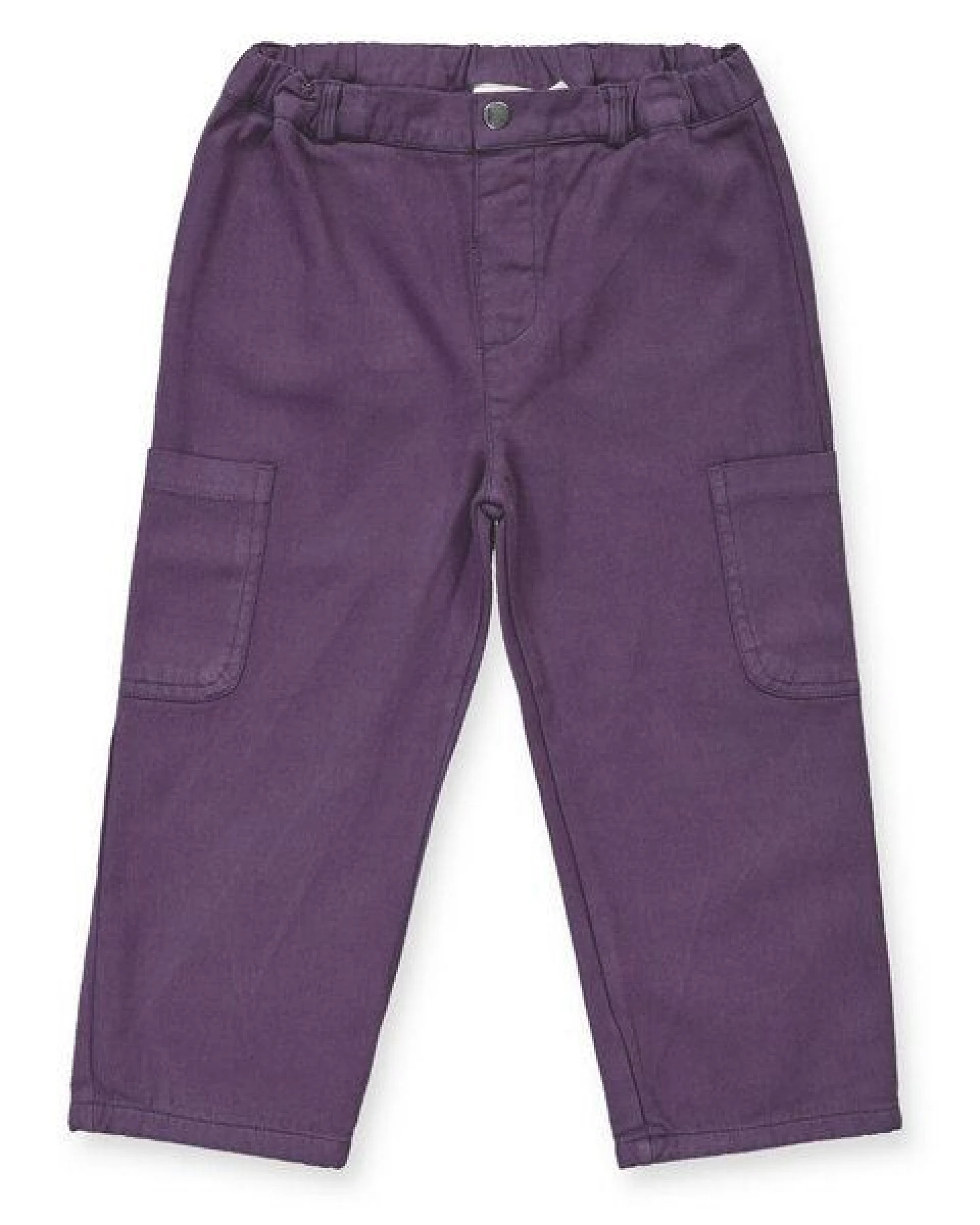 sense-organics Sense Organics Gefütterte Kinderhose im Baggy-Stil Bio Baumwolle Twill mit Außentaschen – Ansicht 2