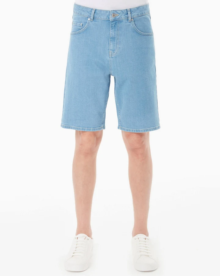 ORGANICATION Herren vegan Kurze Hose Hellblau