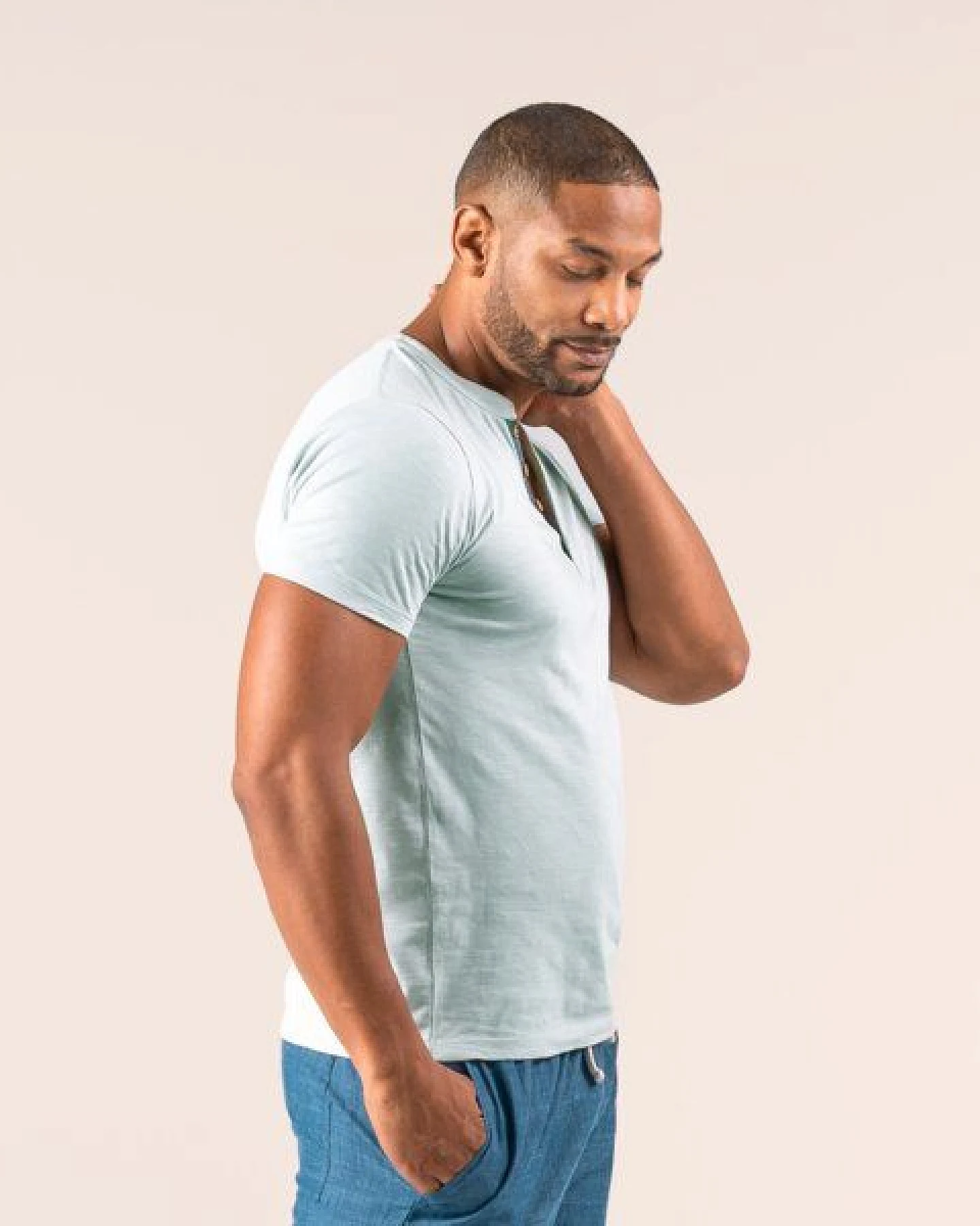 Living Crafts Henley T-Shirt - OTHELLO – Ansicht 2