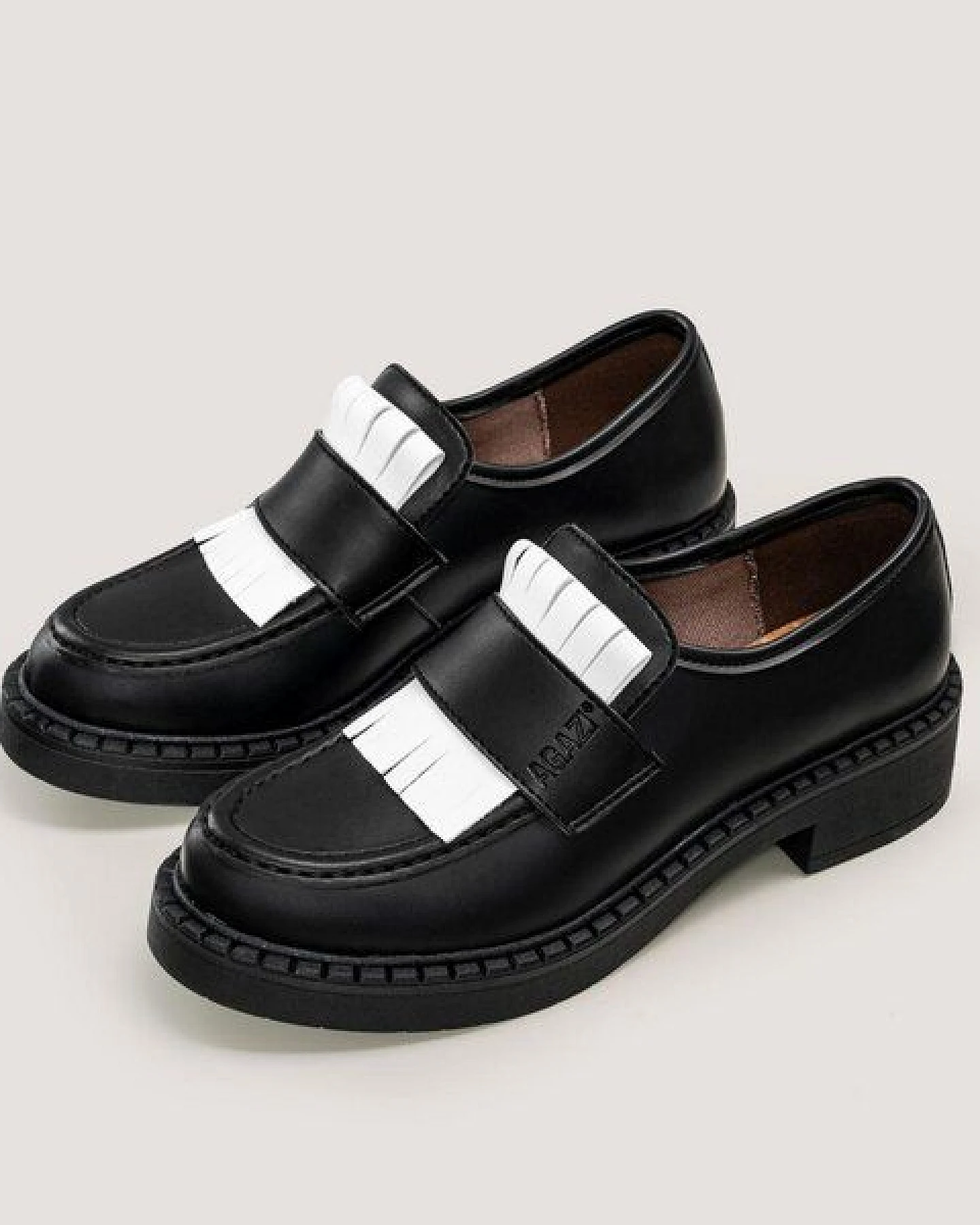 AGAZI DIANE - 3 in 1 apple leather loafers (vegan, plant-based) – Ansicht 4