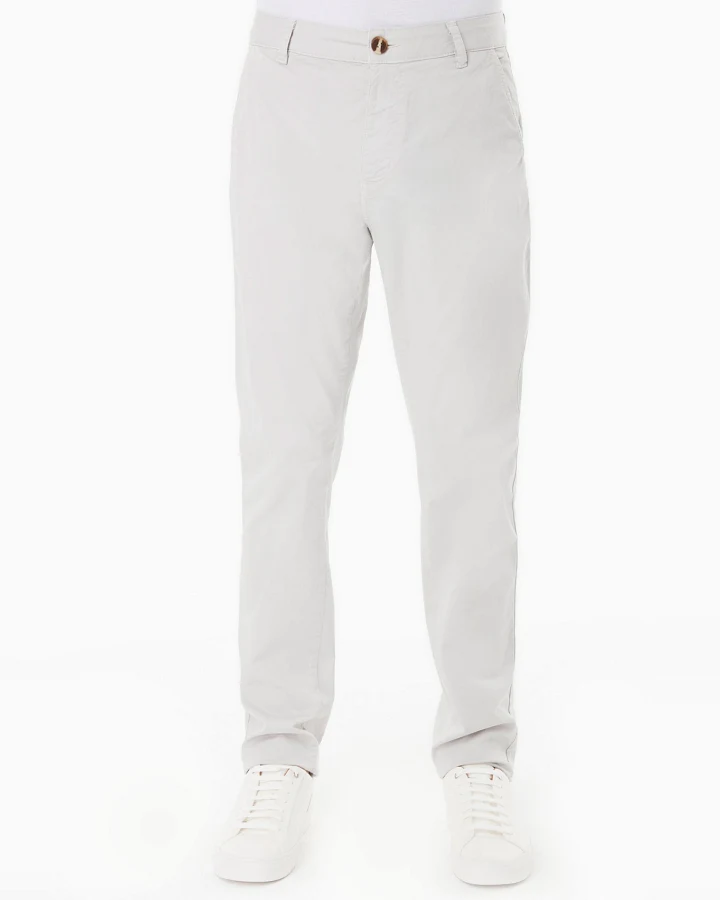 ORGANICATION Herren vegan Hose Slim Fit Hellgrau
