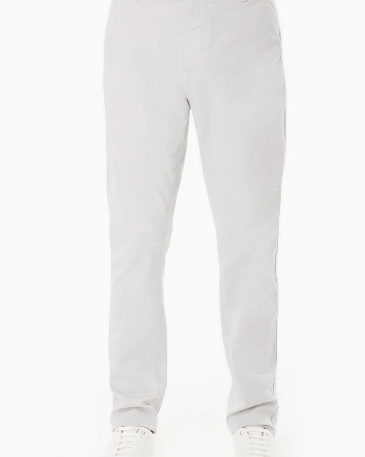 ORGANICATION Herren vegan Hose Slim Fit Hellgrau