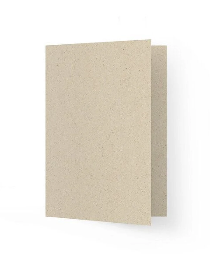 matabooks® A6 Grußkarte aus nachhaltigem Graspapier – (20 Stück)