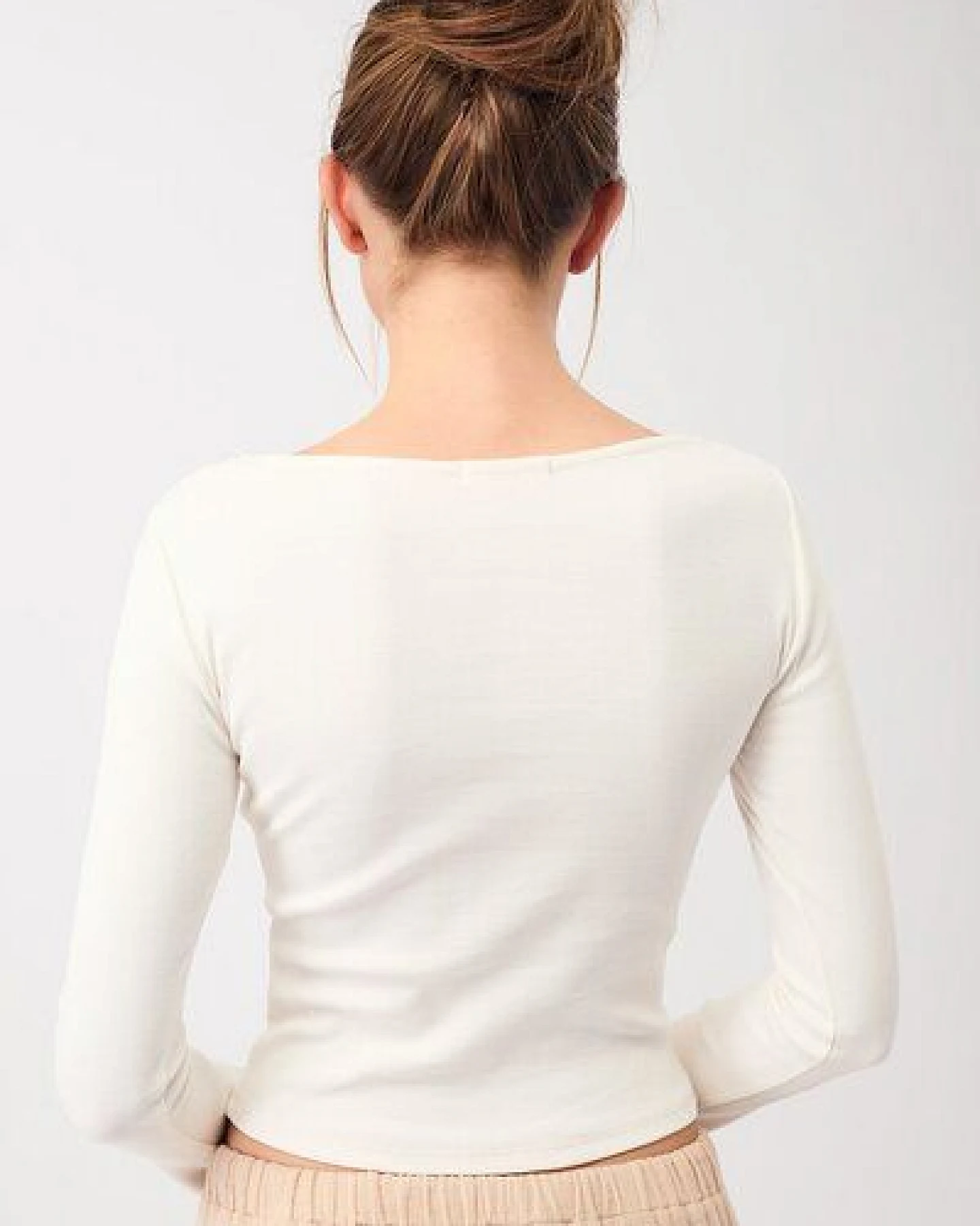 Mandala Ribbed Boat Neckline – Ansicht 2