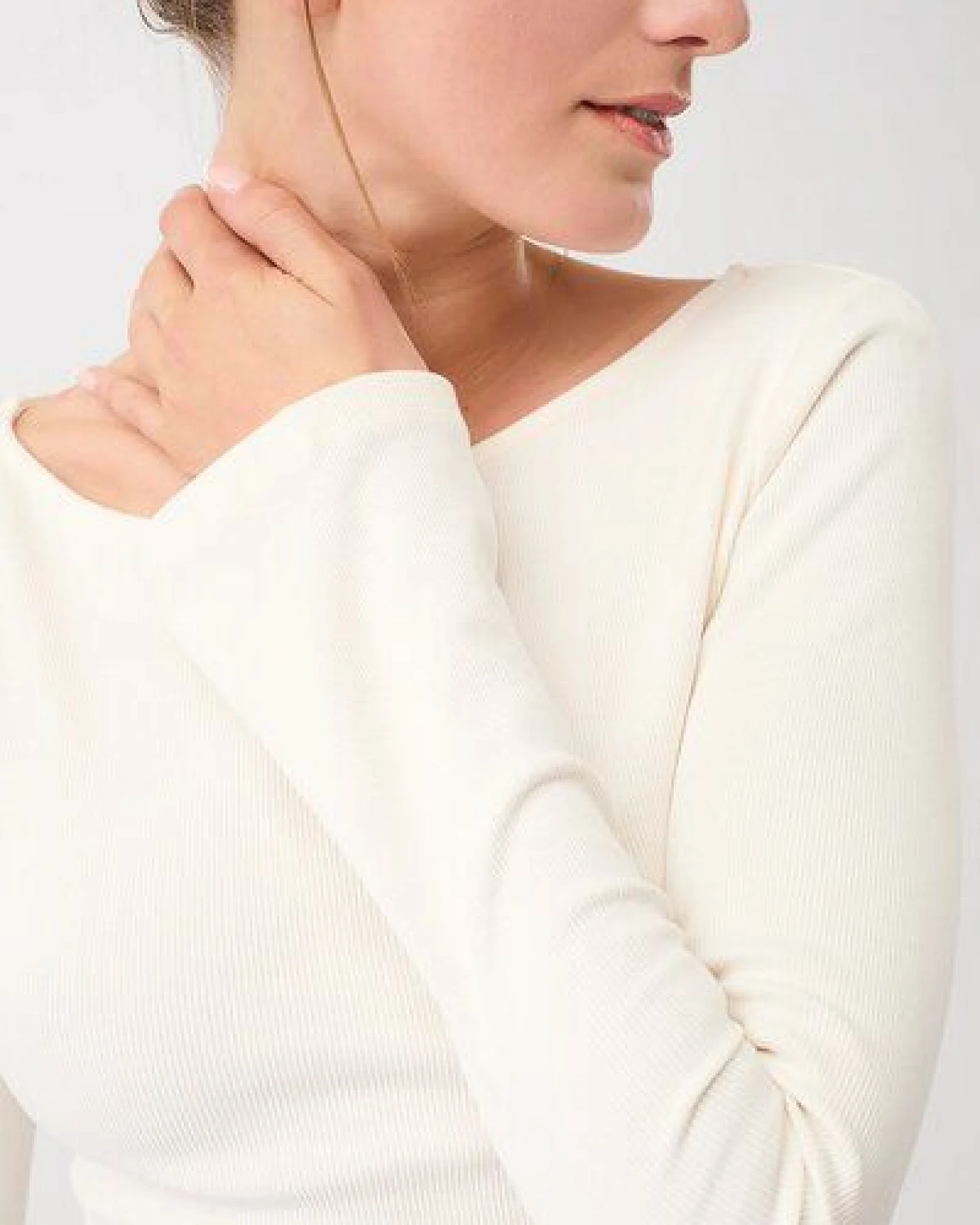 Mandala Ribbed Boat Neckline – Ansicht 3