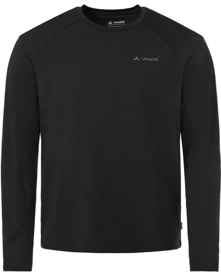 Vaude - Essential Wool L/S T-Shirt - Merinoshirt Gr S schwarz