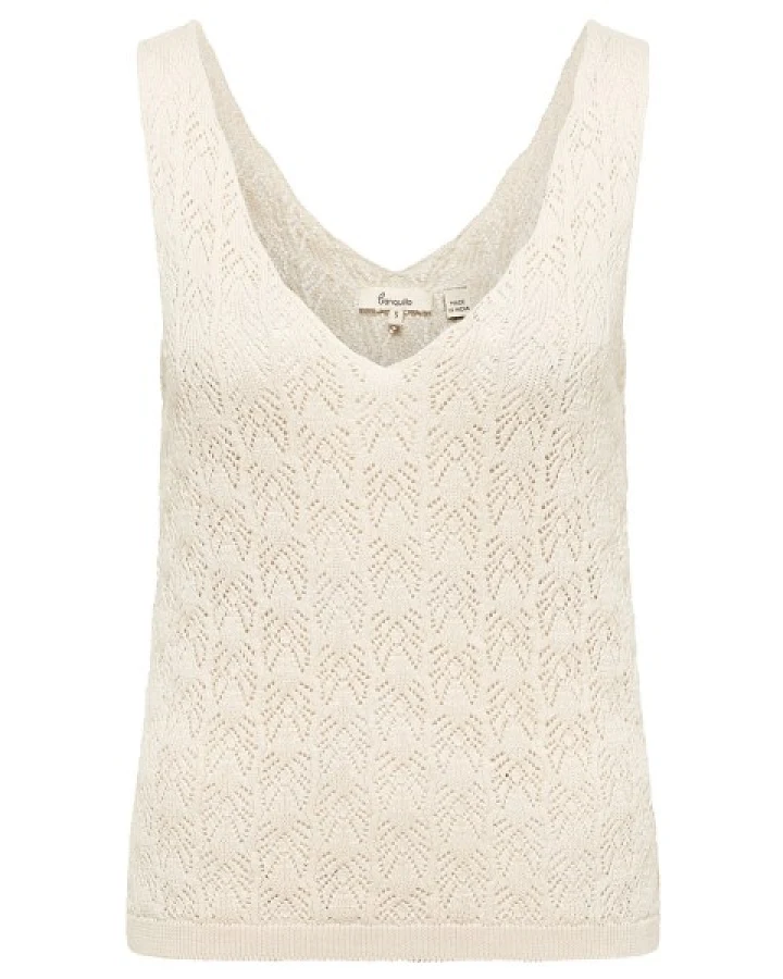Tranquillo - Women's Top Malaa - Top Gr XL beige/weiß