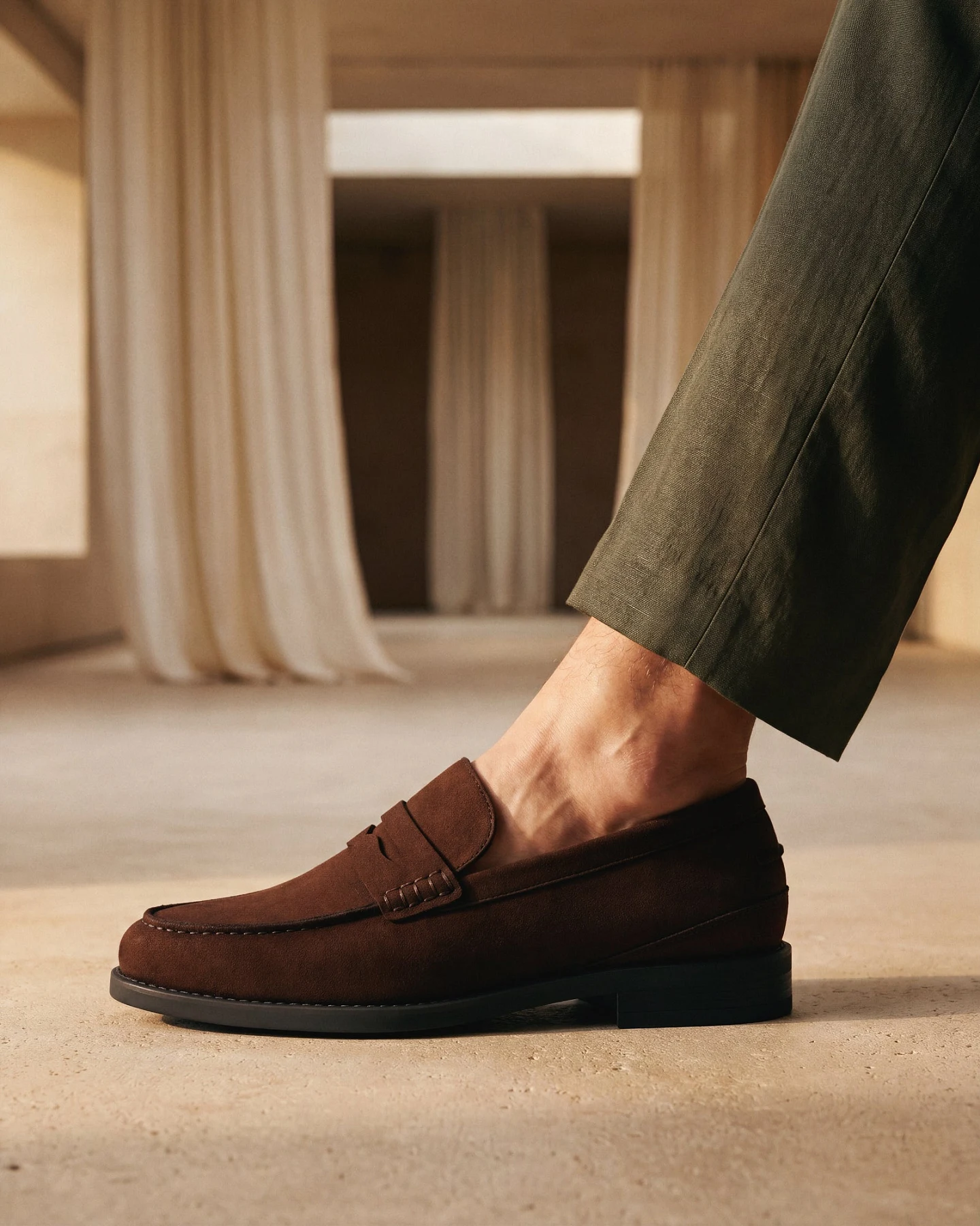 NAE Herren vegan Loafer Levi Braun – Ansicht 2