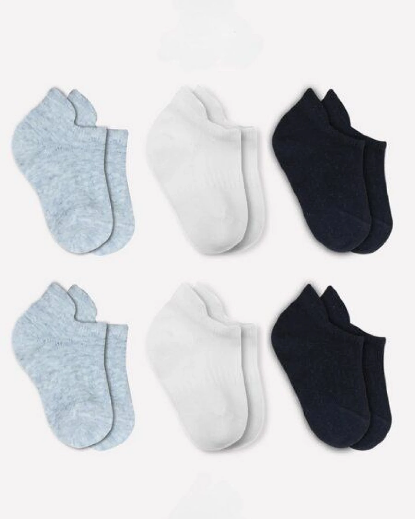 bistyle Baby-Sneaker Socken Basic 6er-Pack – zertifiziert, hoher Baumwollanteil – Ansicht 2