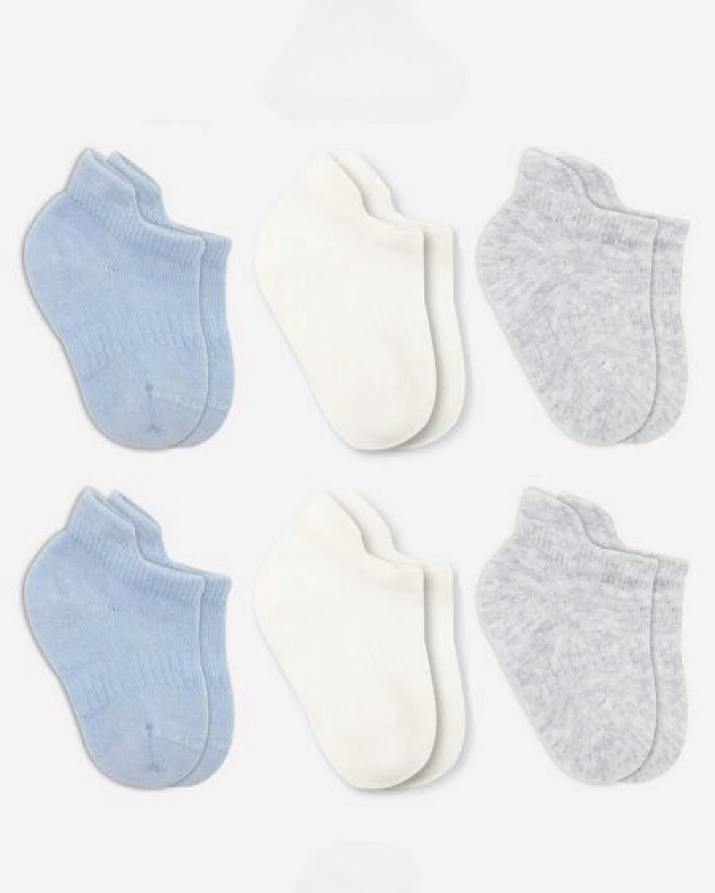 bistyle Baby-Sneaker Socken Basic 6er-Pack – zertifiziert, hoher Baumwollanteil – Ansicht 4