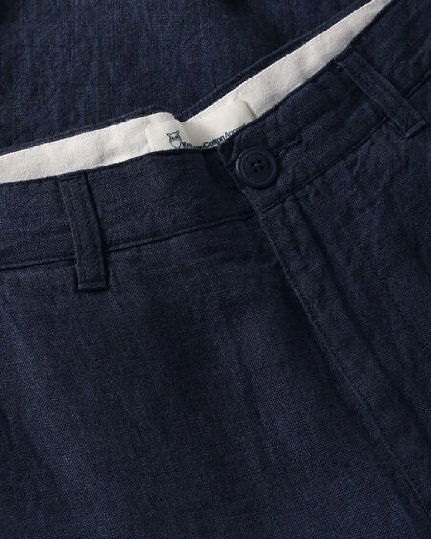 KnowledgeCotton Apparel Chinohose CHUCK aus Bio-Leinen – Ansicht 3