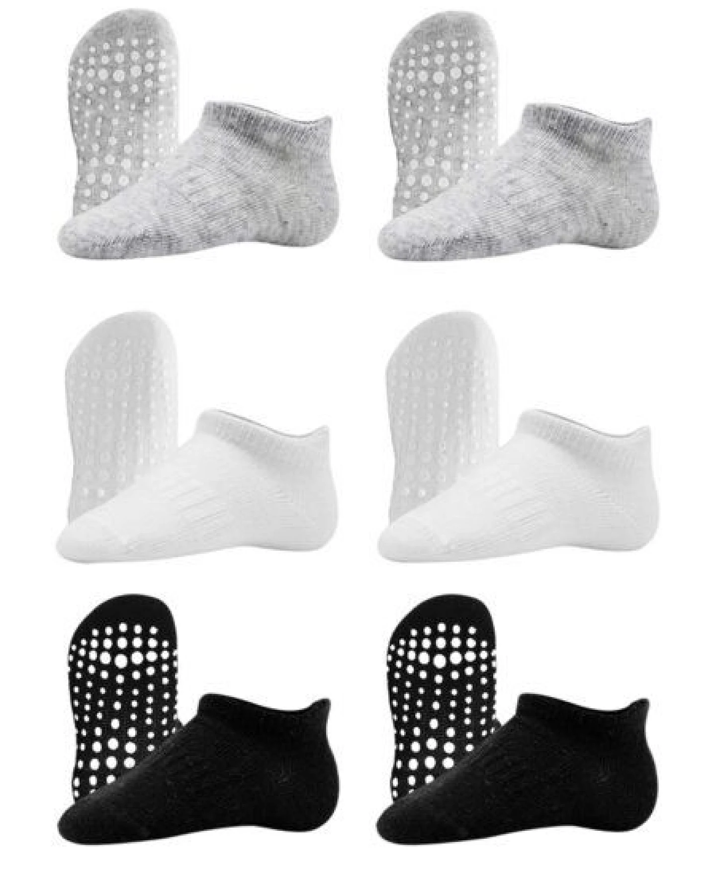 bistyle Sneakersocken ABS 6 Paar für Babys Jungen und Mädchen Babysocken Kurzsocken – Ansicht 4