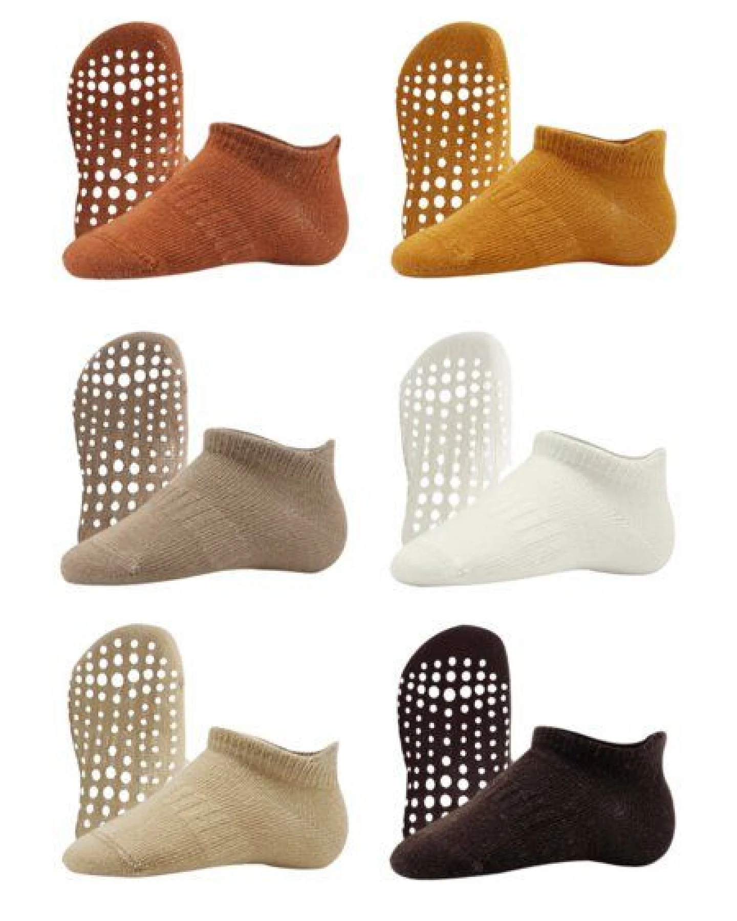bistyle Sneakersocken ABS 6 Paar für Babys Jungen und Mädchen Babysocken Kurzsocken – Ansicht 4