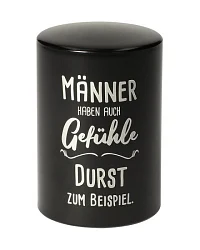 Schwarz mit Motiv