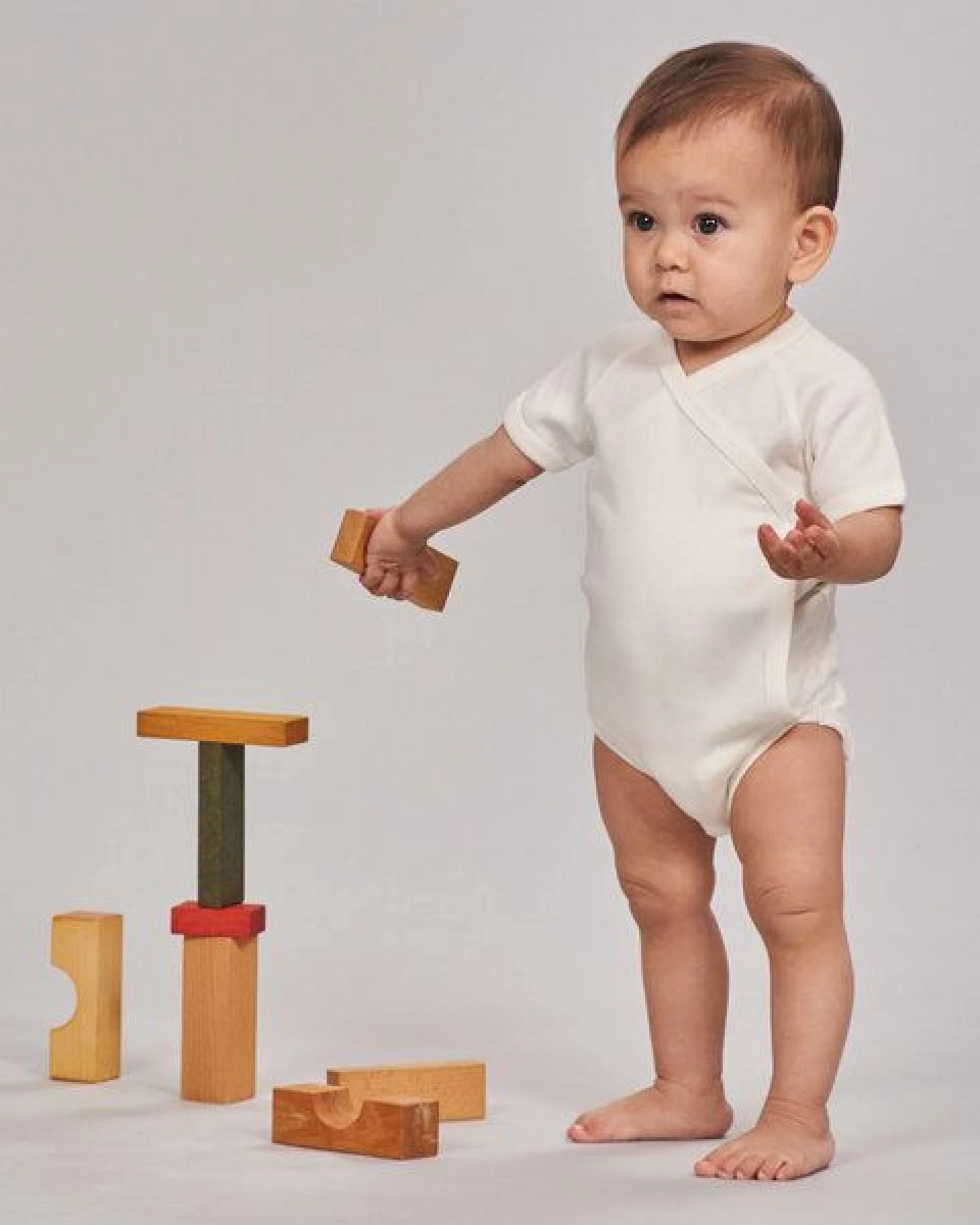 sense-organics Baby Wickelbody mit kurzen Ãrmel, Modell YGON – Ansicht 2
