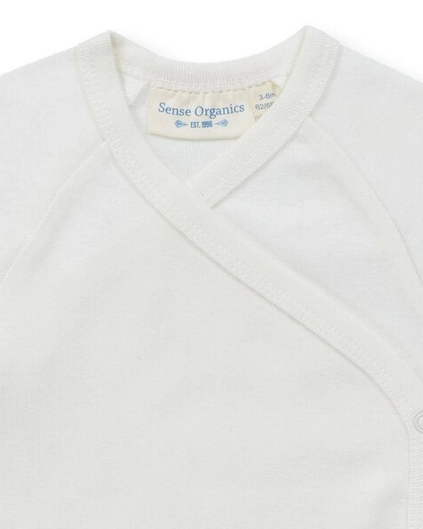 sense-organics Baby Wickelbody mit kurzen Ãrmel, Modell YGON – Ansicht 3