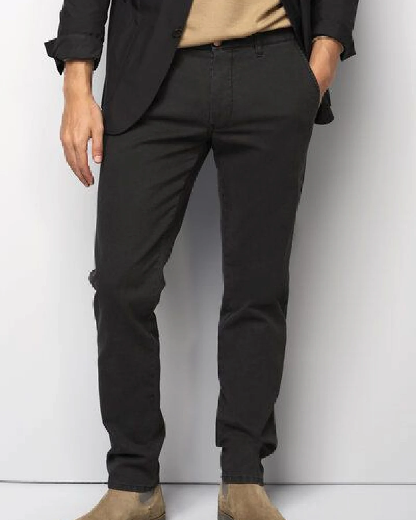 M 5 BY MEYER Sportliche Chino in Micro Struktur – Ansicht 2