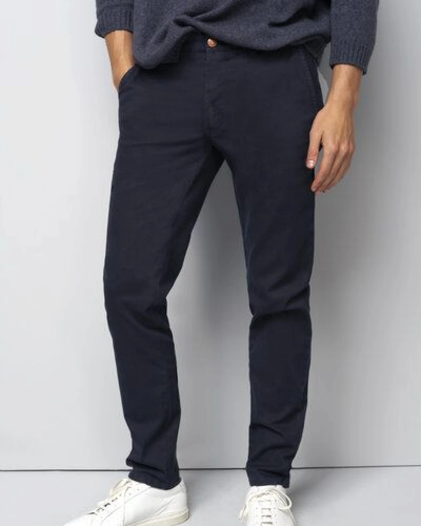M 5 BY MEYER Sportliche Chino in Micro Struktur – Ansicht 2