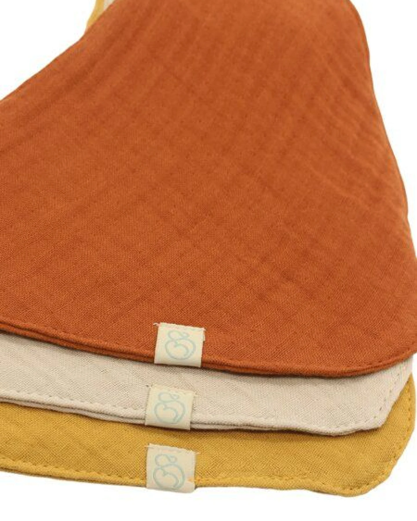 bistyle Dreieckstuch (3 St) Baby Musselin Lätzchen Halstuch Mehrfarbig Unisex – Ansicht 3