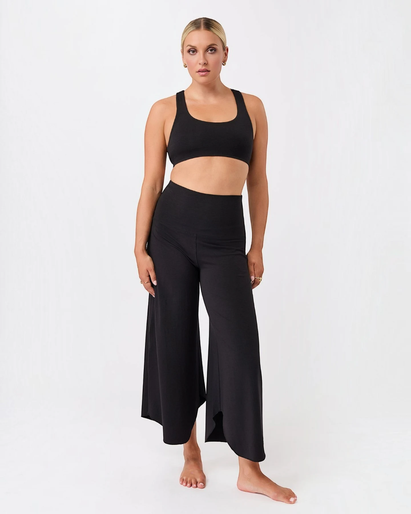 Mandala Hose Roll Over Tulip - Black M – Ansicht 2