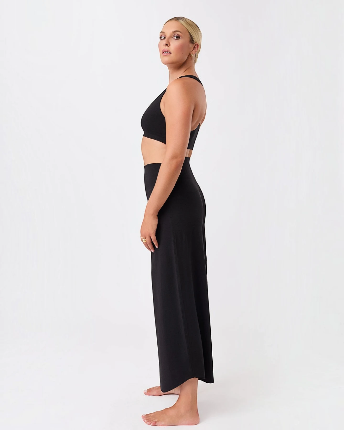 Mandala Hose Roll Over Tulip - Black M – Ansicht 3