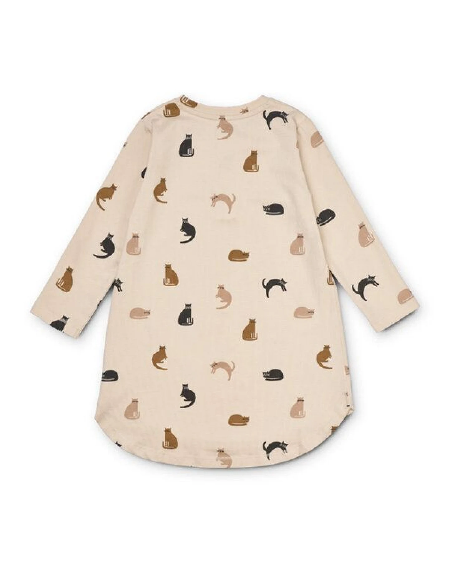 Liewood Nachthemd Alva Miauw Apple blossom Mix - Katzen – Ansicht 2