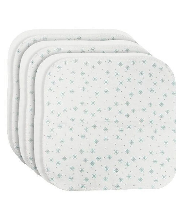 bistyle 6er-Pack-Baumwolle-Mundtücher - 20x20cm - zertifiziert – Bio Baumwolle