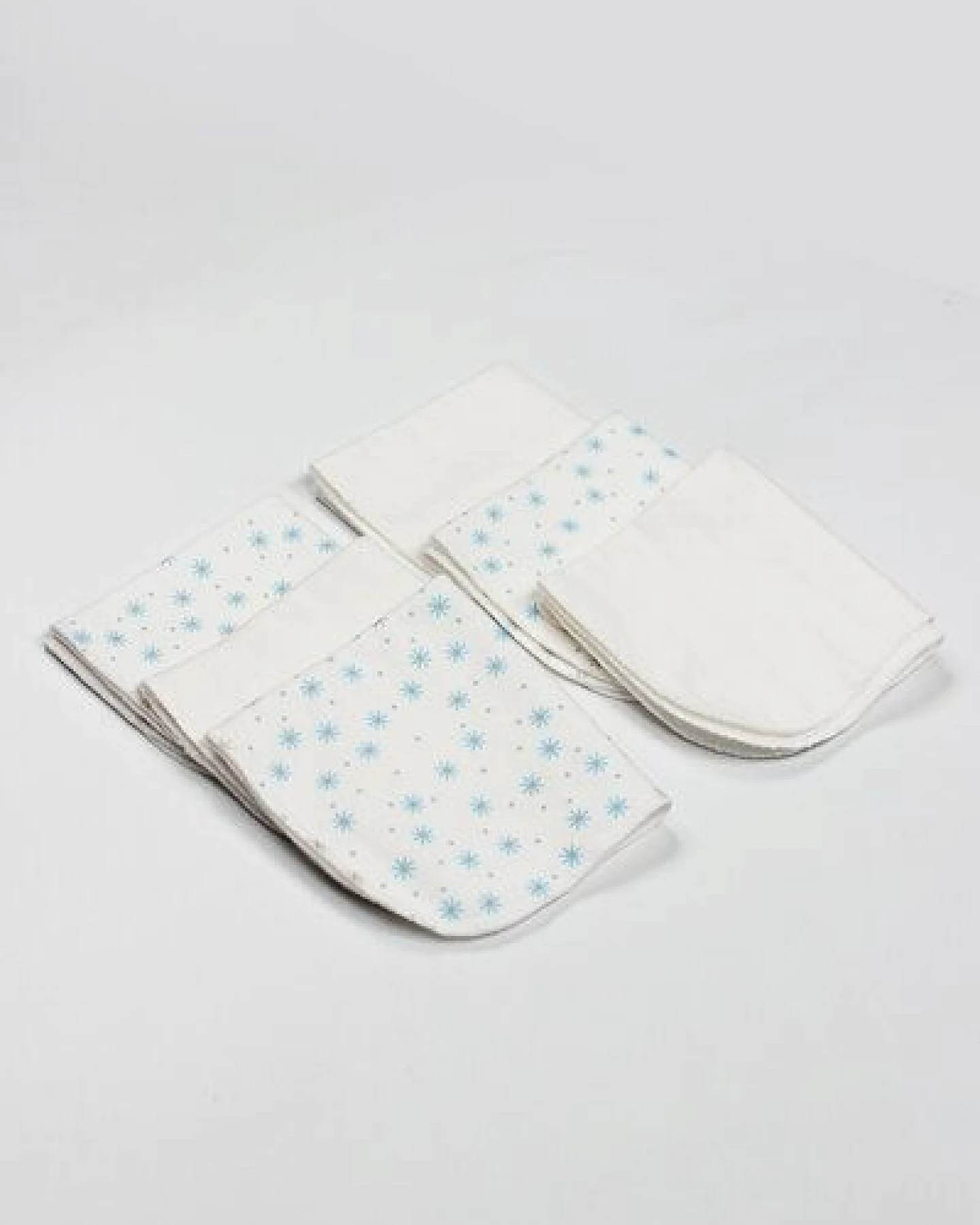 bistyle 6er-Pack-Baumwolle-Mundtücher - 20x20cm - zertifiziert – Bio Baumwolle – Ansicht 3