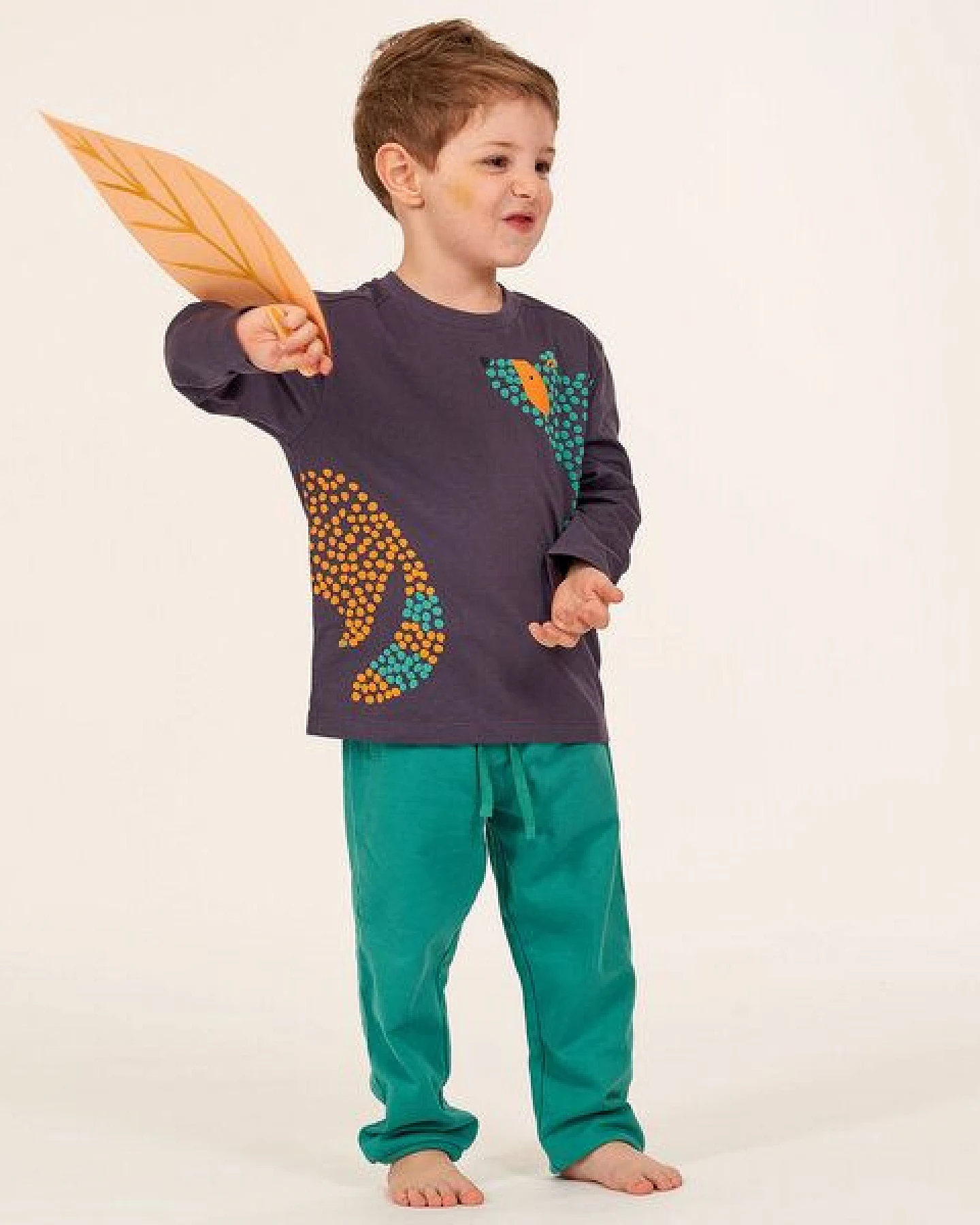 Sense Organics & friends in cooperation with GARY MASH Bequeme Kinder Sweathose aus Biobaumwolle – Ansicht 2