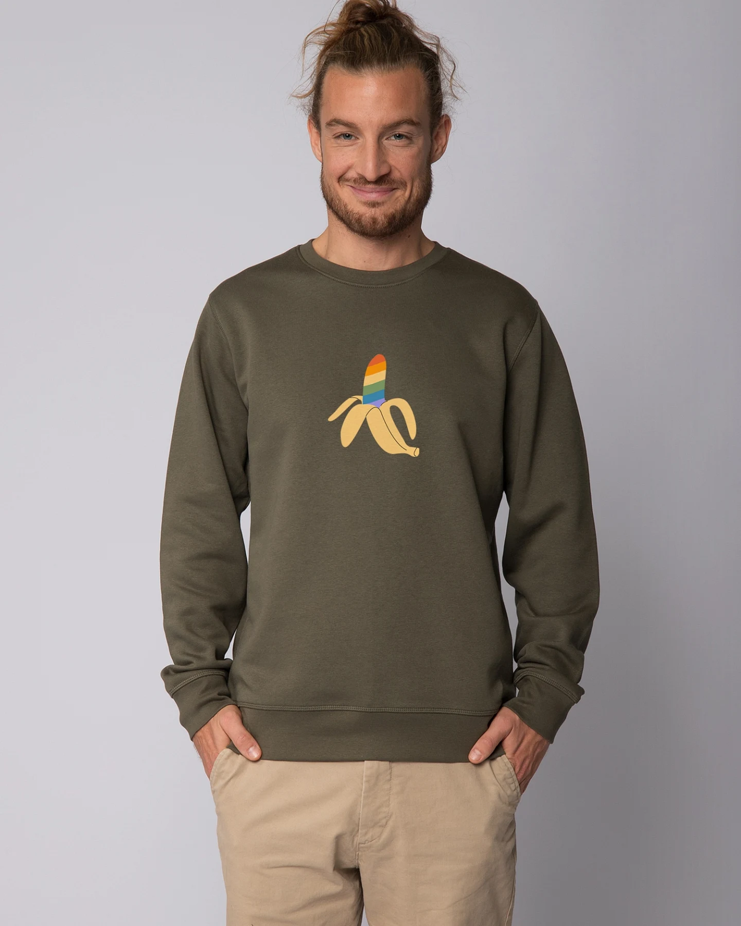 Watapparel Sweatshirt Rainbow Banana – Ansicht 2