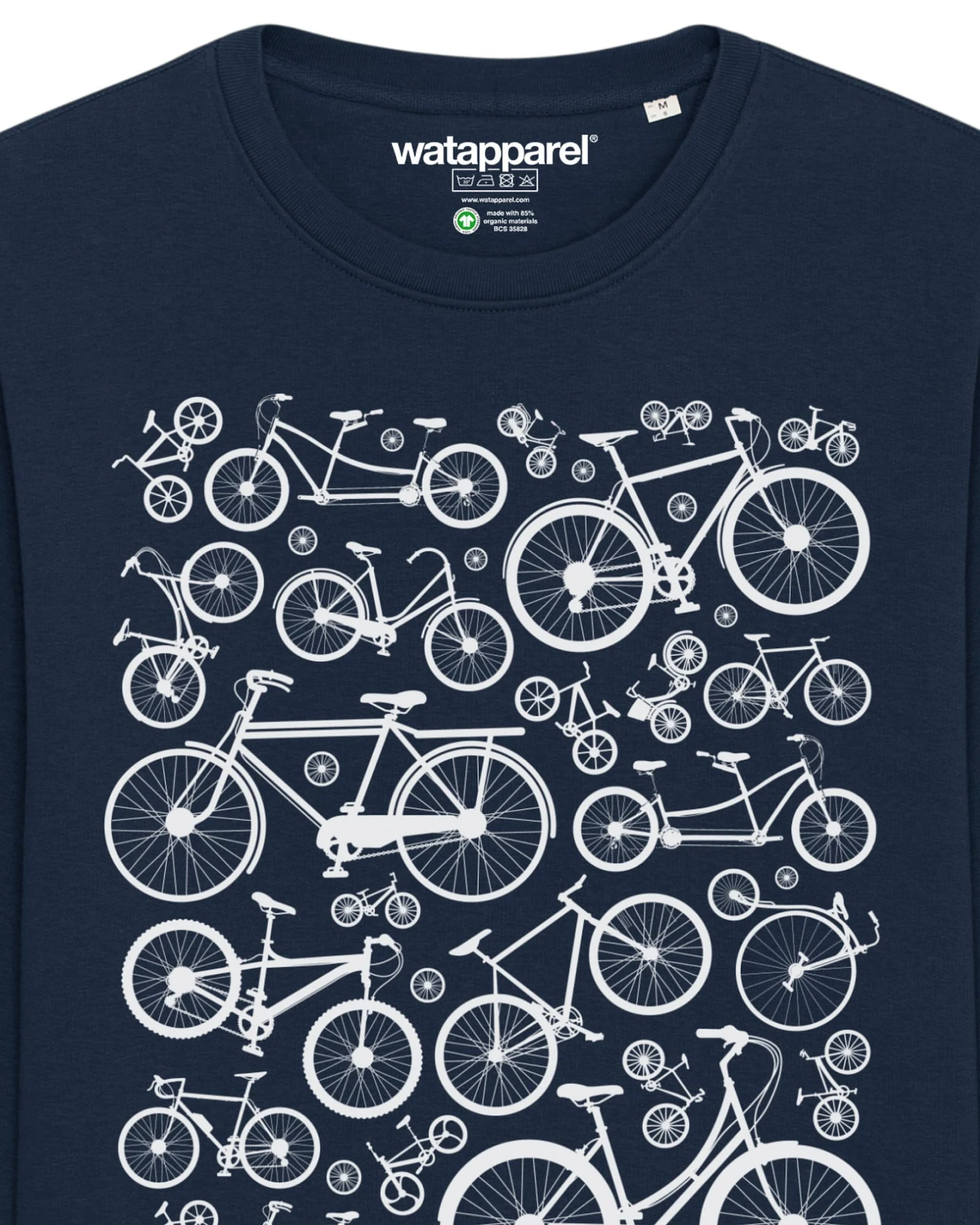 Watapparel Sweatshirt Fahrräder – Ansicht 3