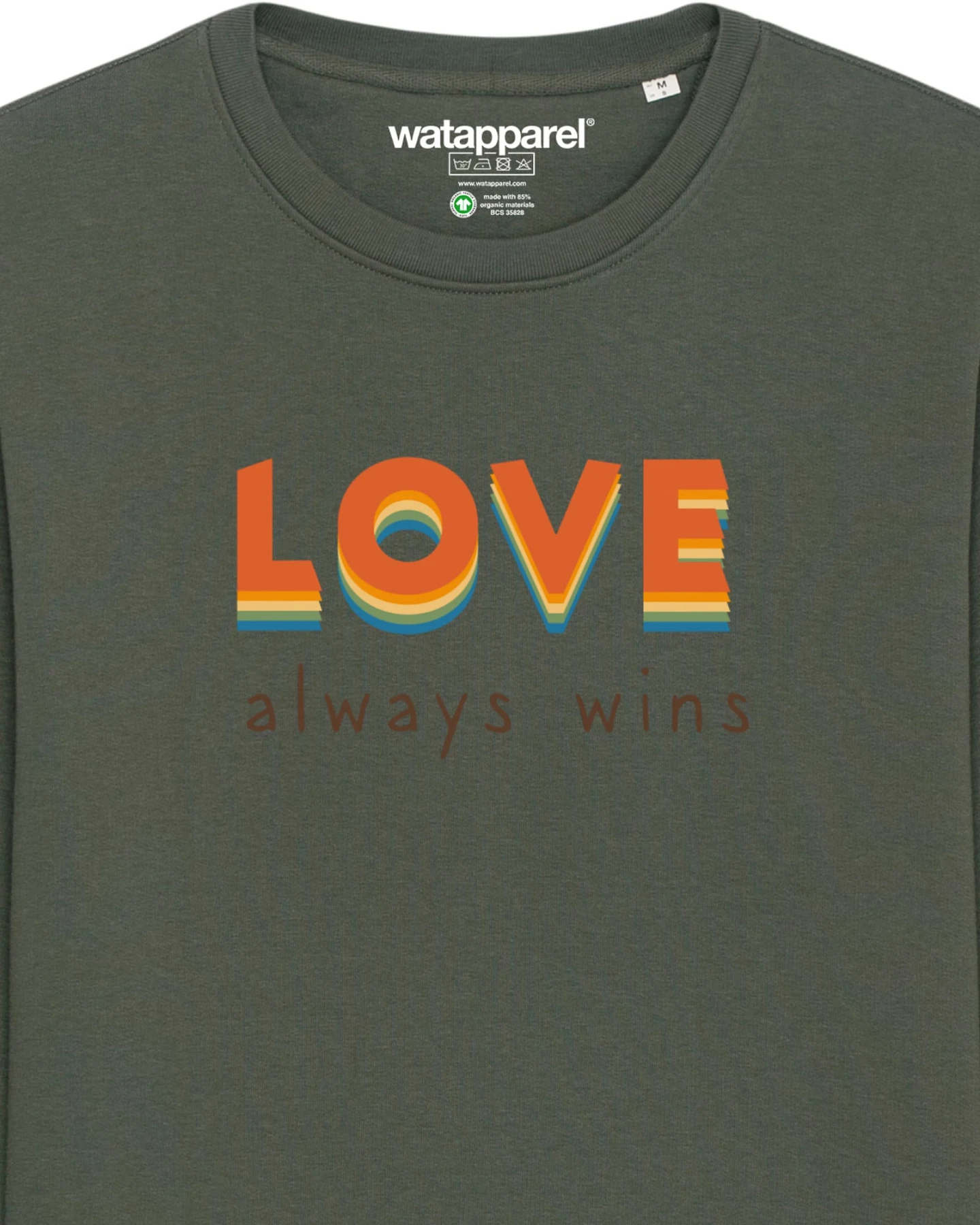 Watapparel Sweatshirt Love always wins – Ansicht 3