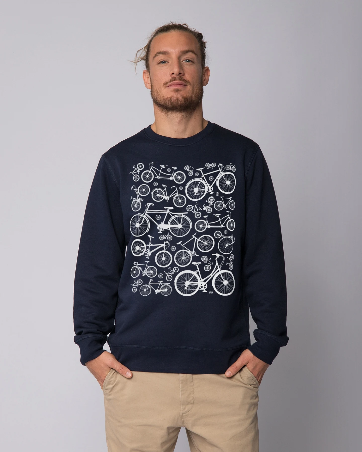Watapparel Sweatshirt Fahrräder – Ansicht 2