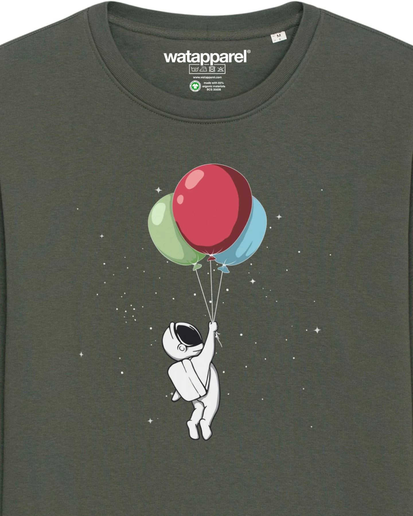 Watapparel Sweatshirt Little Balloon Astronaut – Ansicht 3