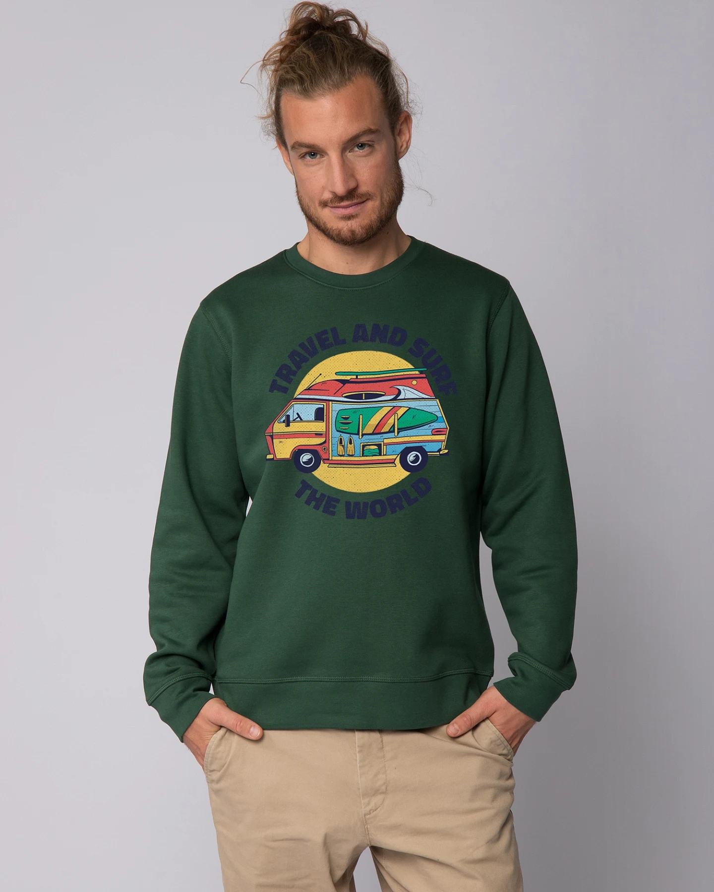 Watapparel Sweatshirt Travel and surf – Ansicht 2