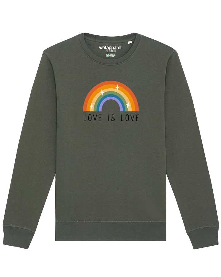 Watapparel Sweatshirt Love is Love