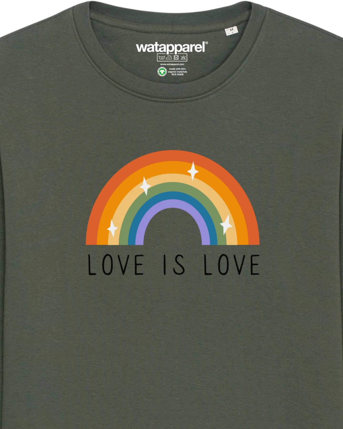 Watapparel Sweatshirt Love is Love – Ansicht 3
