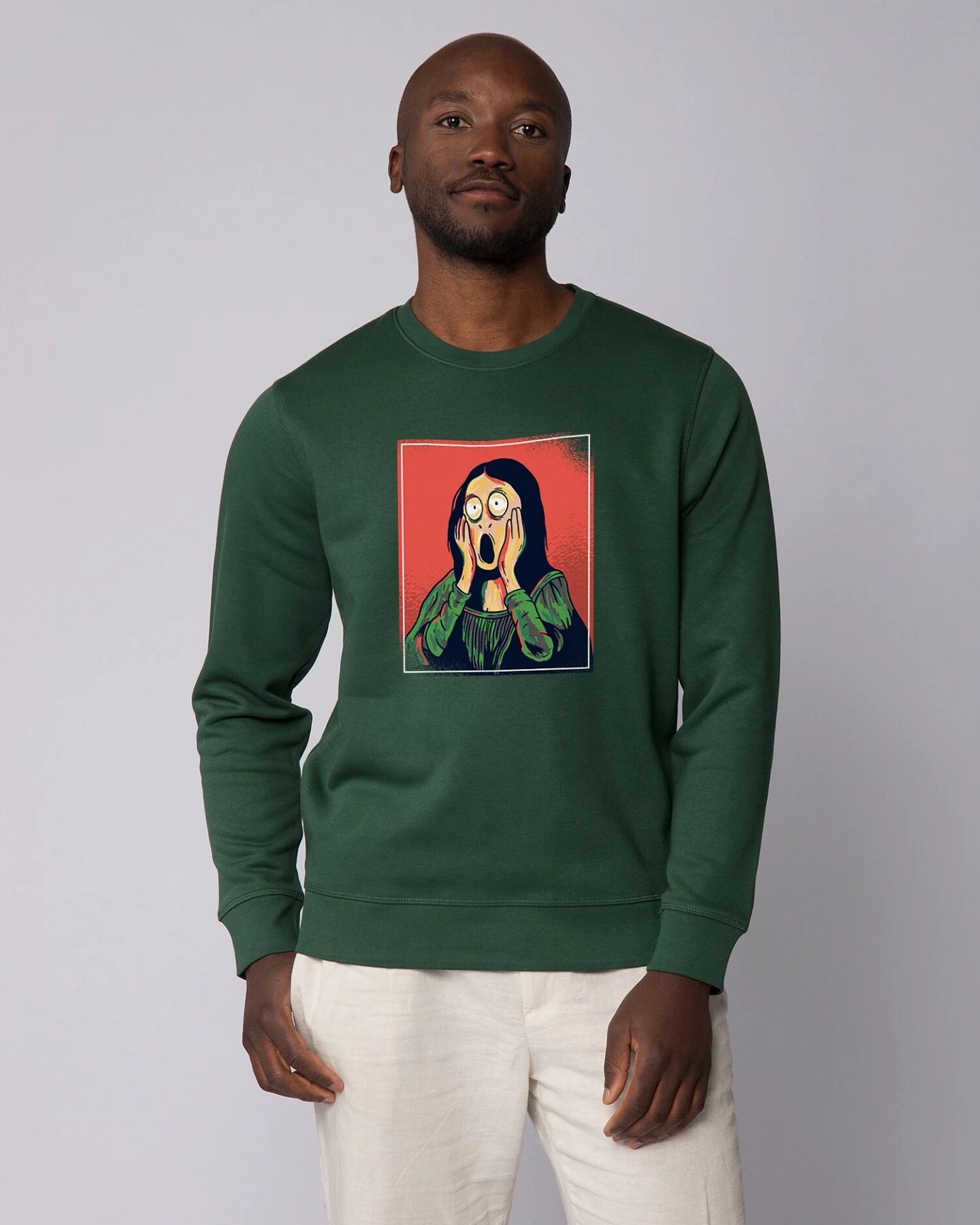 Watapparel Sweatshirt Mona Lisa Scream – Ansicht 2