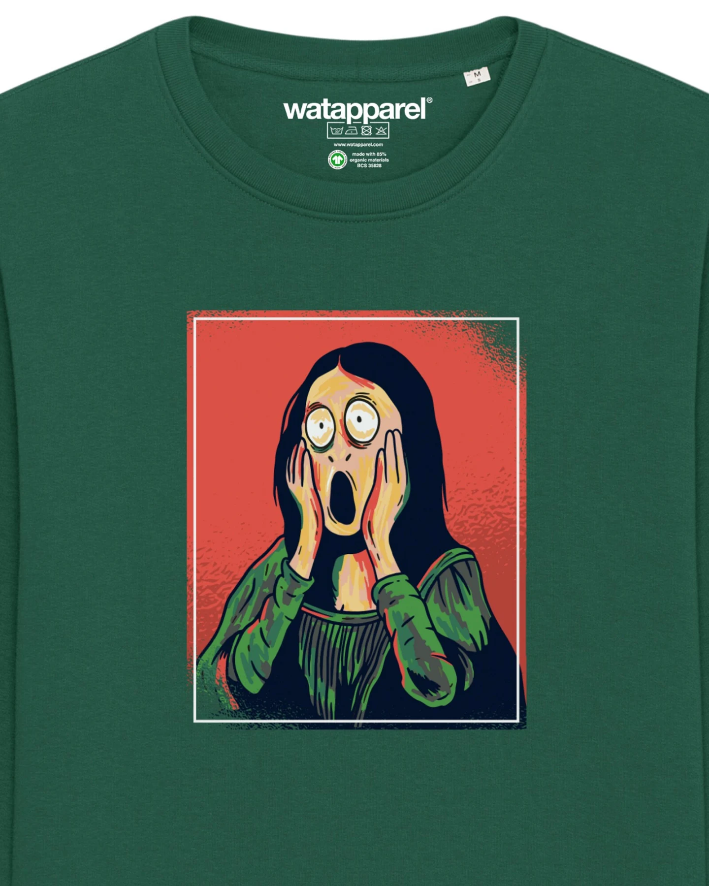 Watapparel Sweatshirt Mona Lisa Scream – Ansicht 3