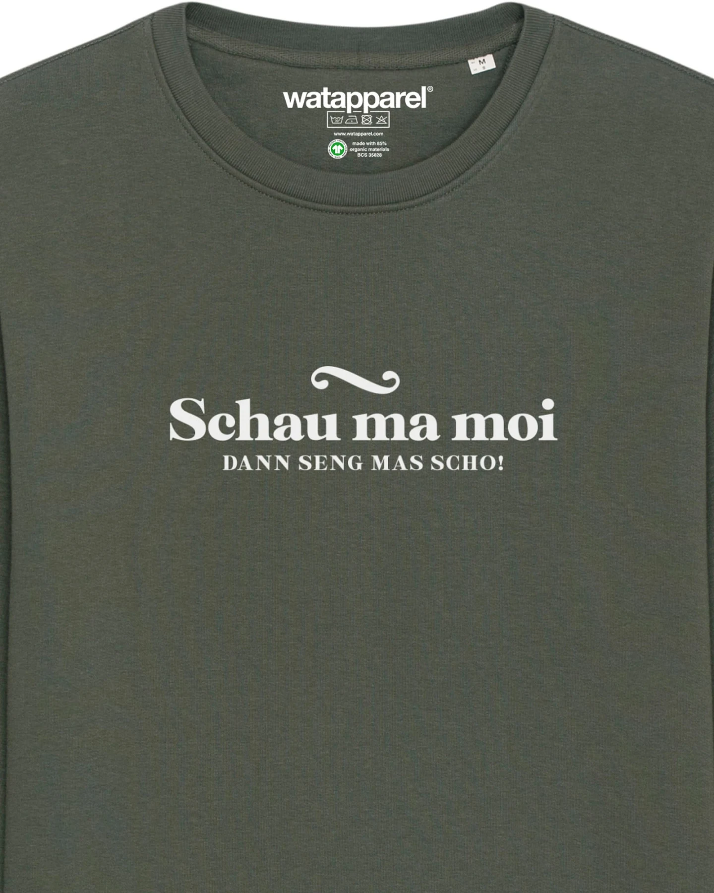 Watapparel Sweatshirt Schau ma moi dann seng mas scho – Ansicht 3