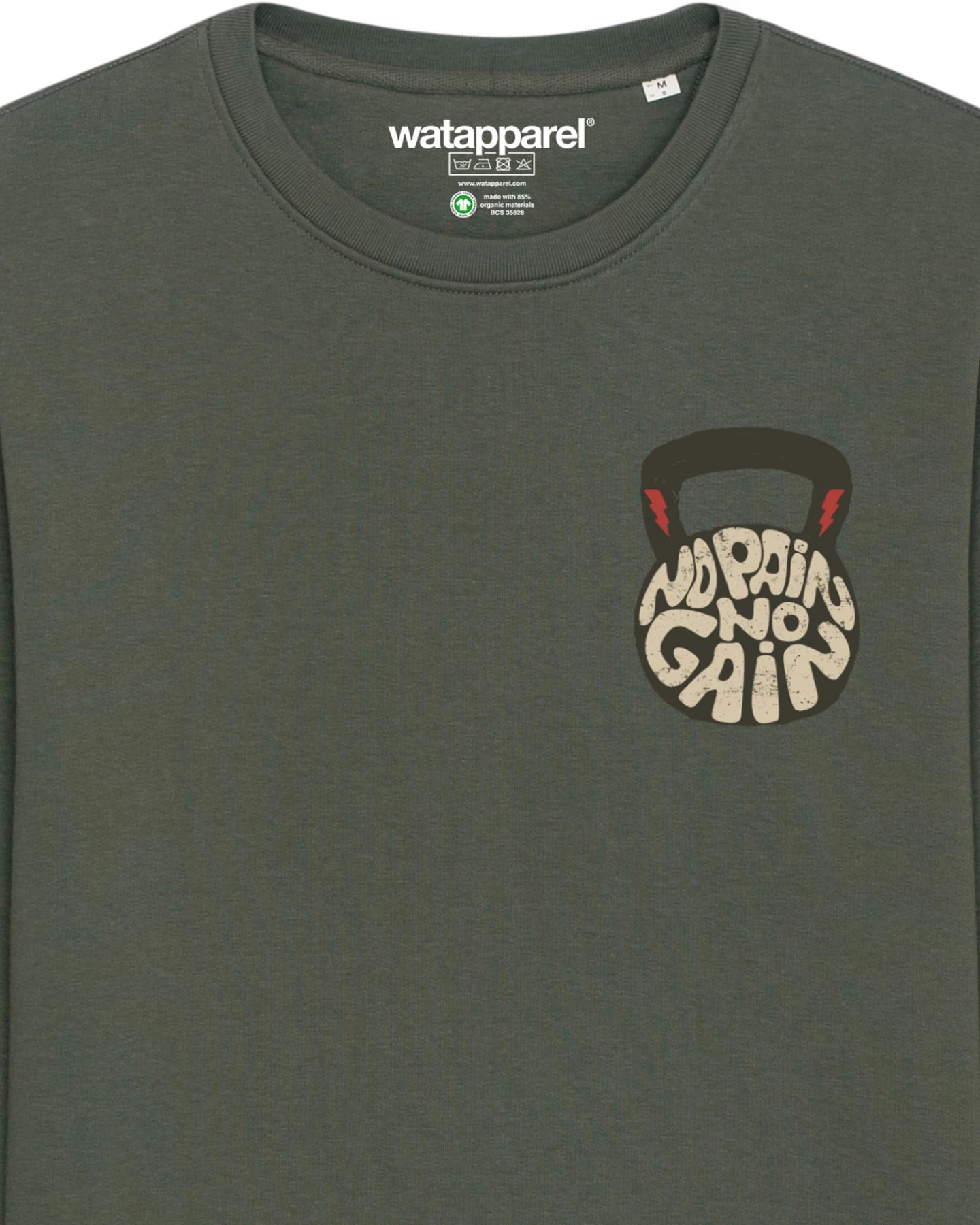 Watapparel Sweatshirt No Pain, no Gain – Ansicht 3