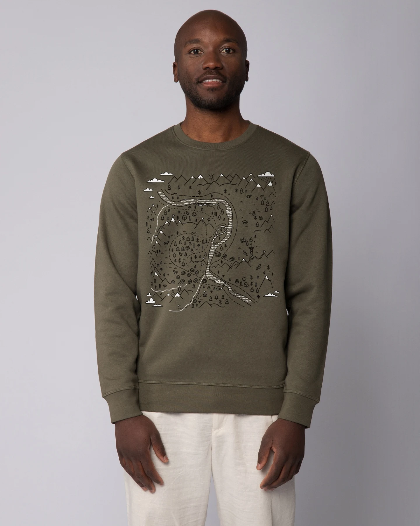Watapparel Sweatshirt Landschaft – Ansicht 2