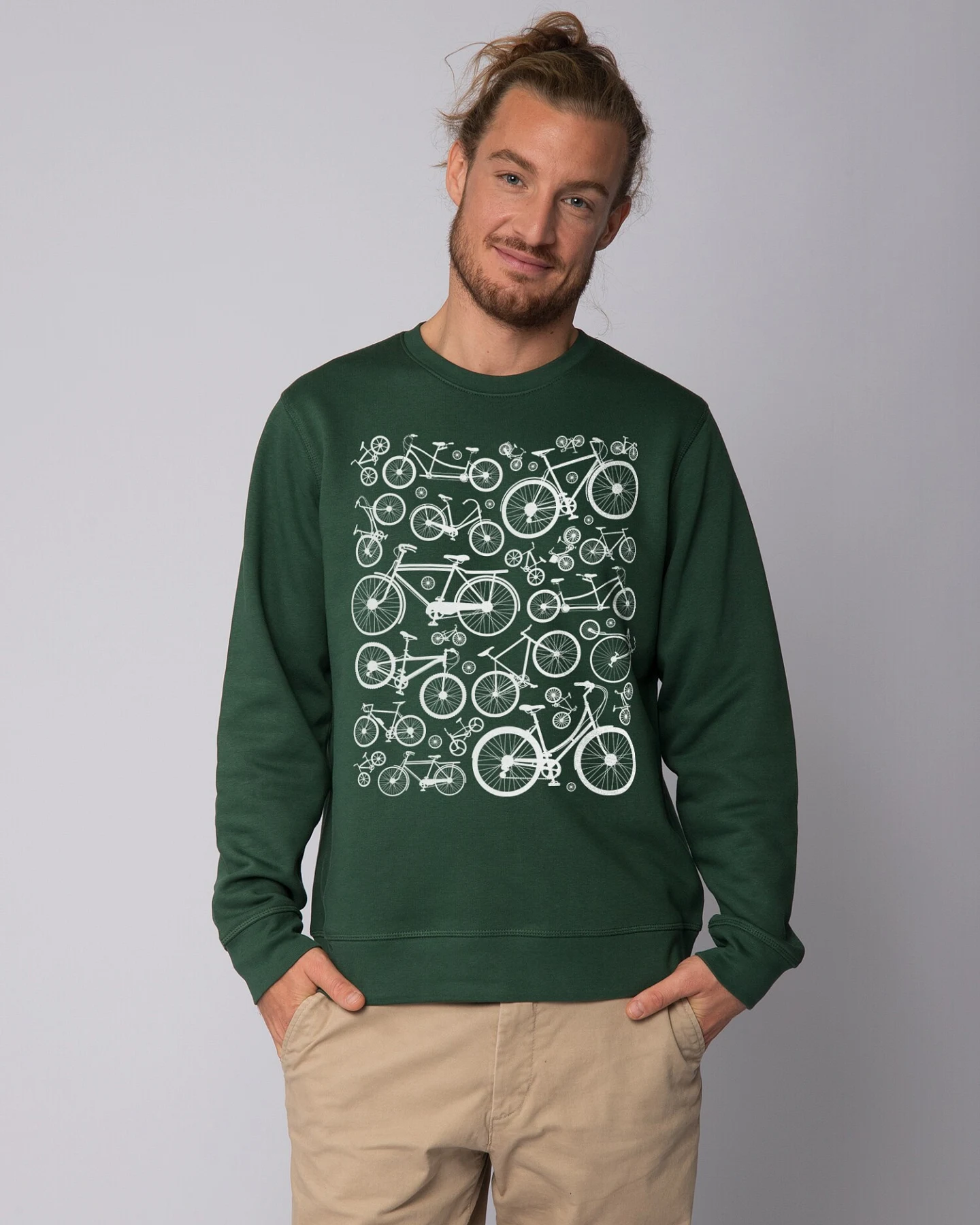 Watapparel Sweatshirt Fahrräder – Ansicht 2