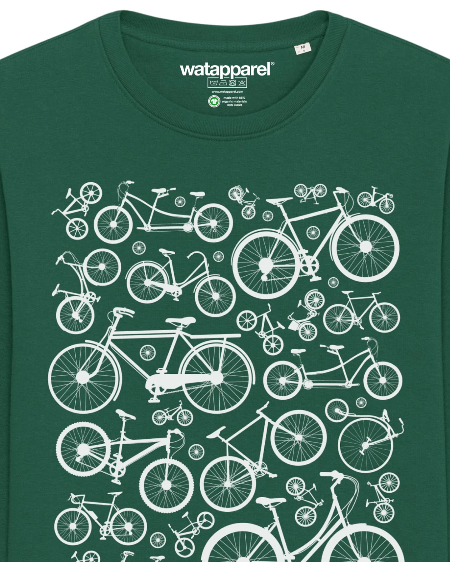 Watapparel Sweatshirt Fahrräder – Ansicht 3
