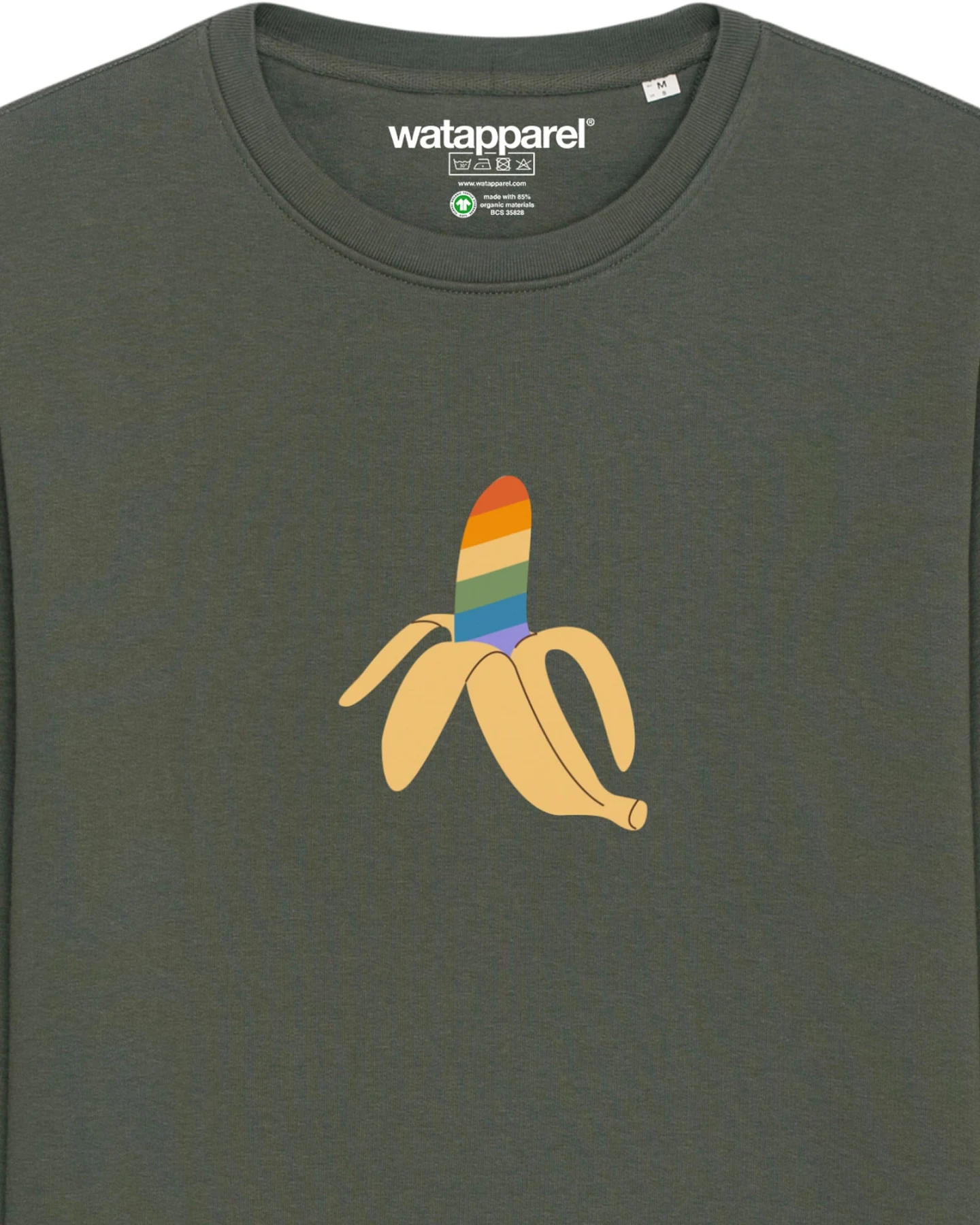 Watapparel Sweatshirt Rainbow Banana – Ansicht 3
