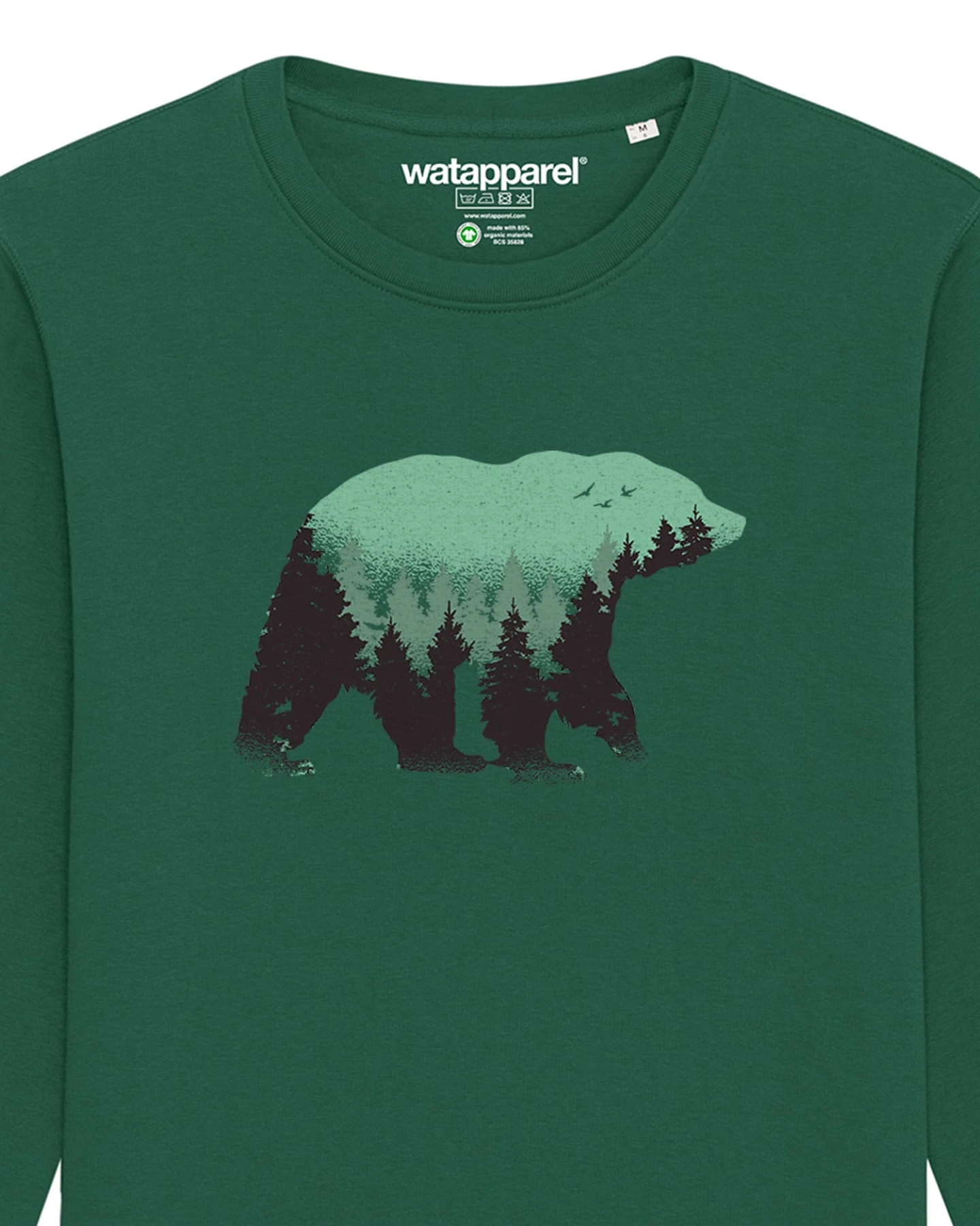 Watapparel Sweatshirt Waldbär – Ansicht 3