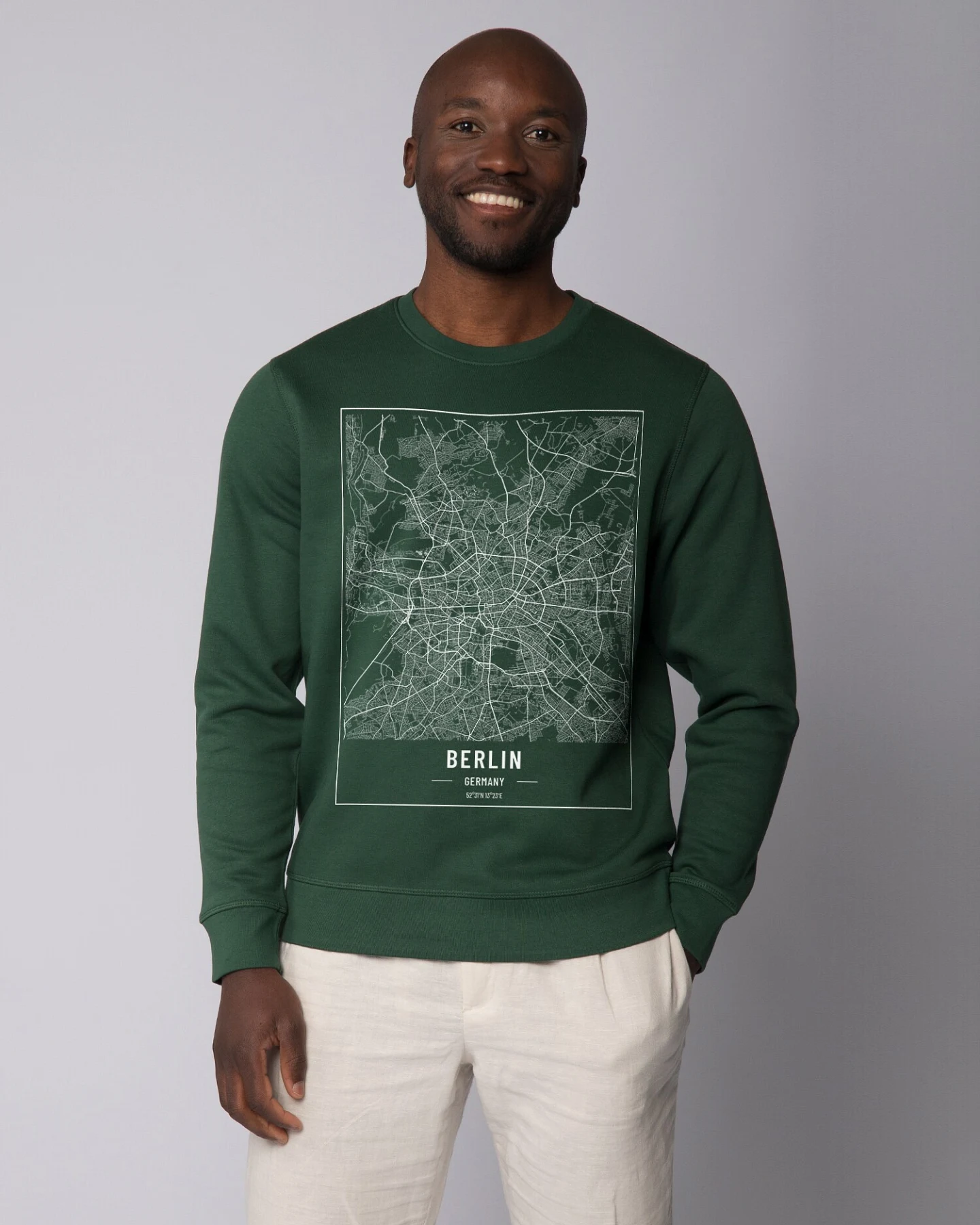 Watapparel Sweatshirt City maps Berlin Landkarte – Ansicht 2